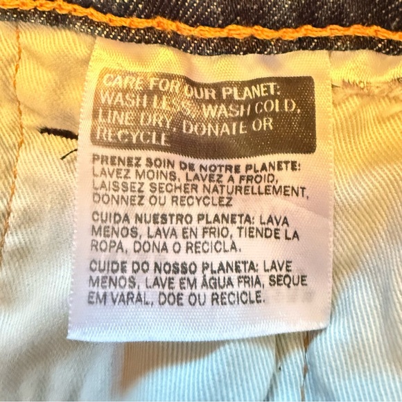 Levi’s Premium Men’s 511 Jeans Tag Size 34x32 Straight Leg Capital E On Red Tag - Picture 5 of 15